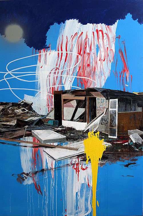 Artist painter Nicolas Kuligowski #mixed #media