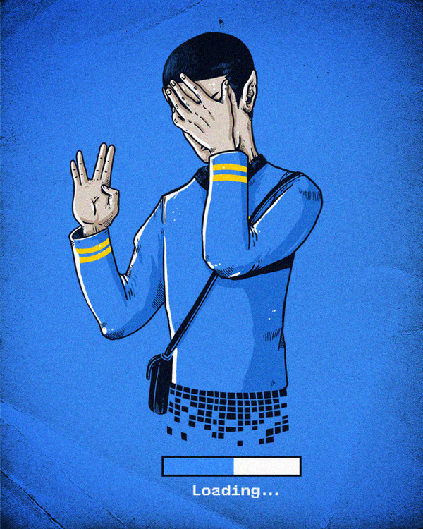 Loading - Alex Solis #alex #funny #spock #solis