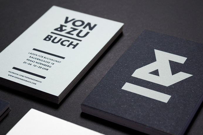 VON & ZU BUCH Book Shop Logo - www.philippzm.com #branding #shop #flyer #book #store #ampersand #identity #logo