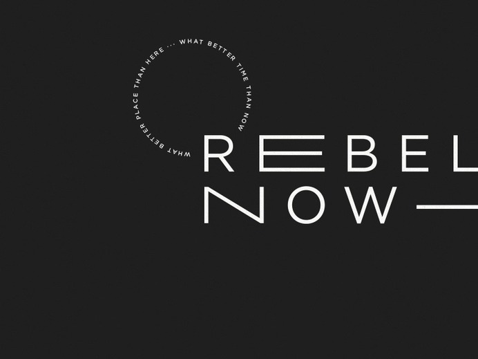 Rebel now rebel test type doodle