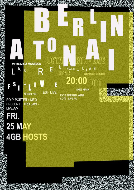 Festival Poster Berlin Atonal | Budarina diana