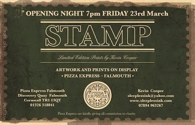 sleepless ink #event #invite #stamp #art