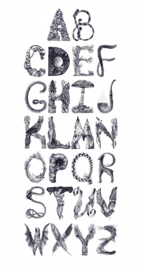 Life in the Alphabet | Blackbook inspired #typography