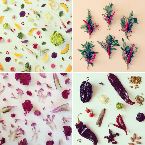 julie lee food collage #photography #fruits #food #vegetable