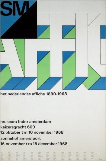 Visual Kontakt - Design, Fashion, Photography, Architecture, Illustration and Typography: Poster Design #crowell #william #typography #design #posters #blue #green