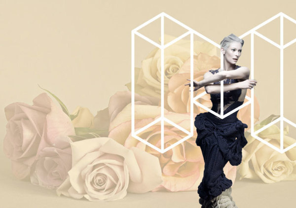 Melbourne Spring Fashion Week Concept & Guidelines on Behance #creative #white #sarita #walsh #city #design #guidelines #of #black #melbourne #identity #and #fashion #logo #3d #flowers