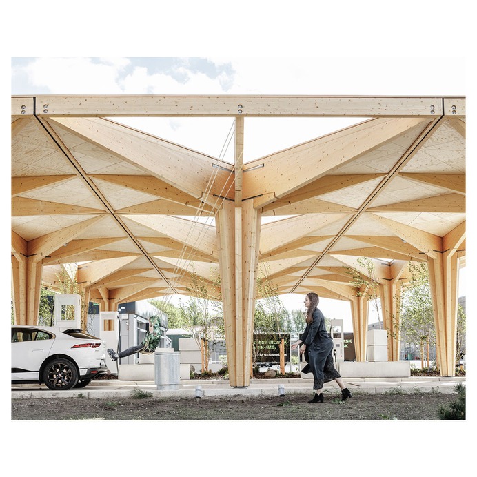 Ultra-Fast Charging Station - Mindsparkle Mag Rasmus Hjortshøj documented Ultra-Fast Charging Station designed by COBE Fredericia, Denmark. #logo #packaging #identity #branding #design #color #photography #graphic #design #gallery #blog #project #mindsparkle #mag #beautiful #portfolio #designer