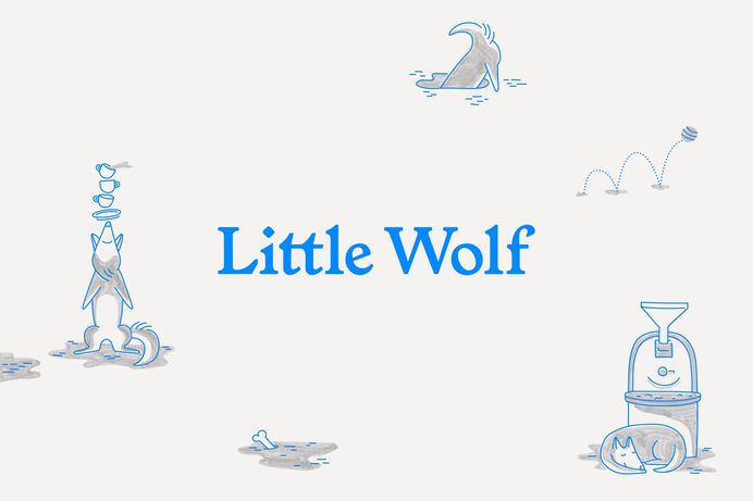 New Logo and Identity for Little Wolf by Perky Bros