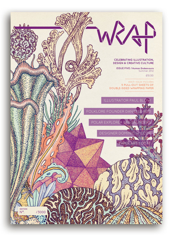 Image of WRAP ISSUE 5 – 'HUMAN ENDEAVOURS' #print #wrapping #paper #magazine