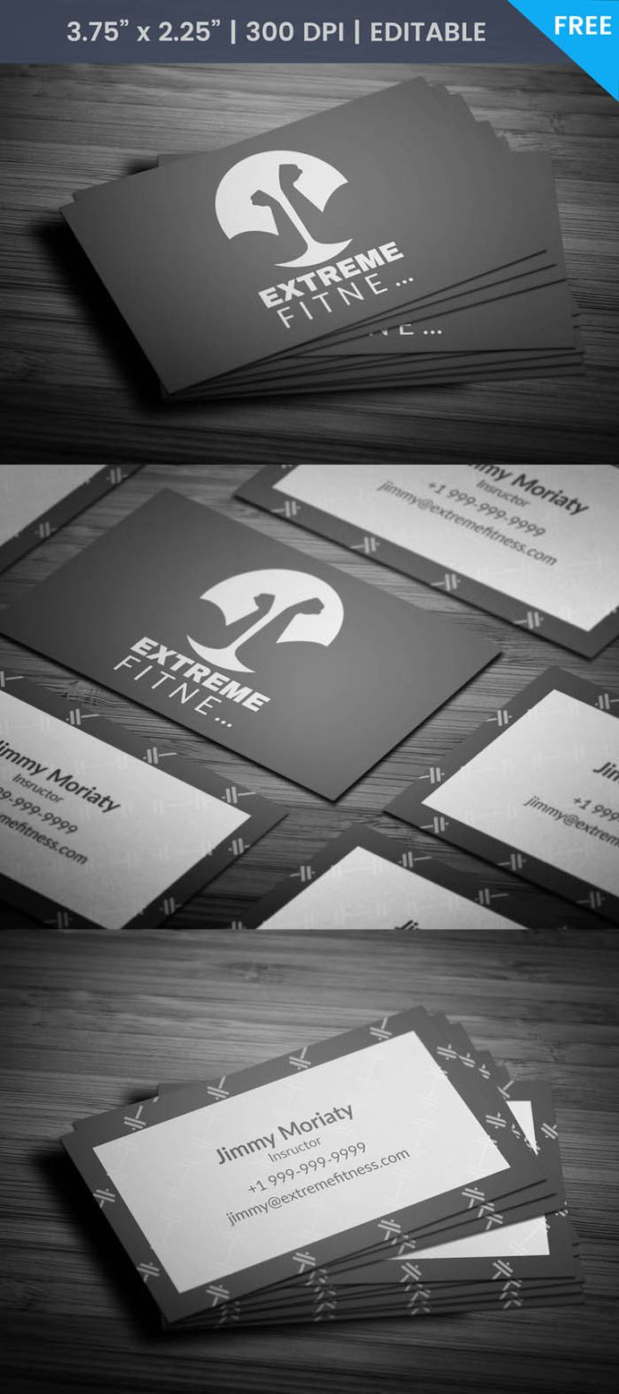 Free Pilates Business Card Template