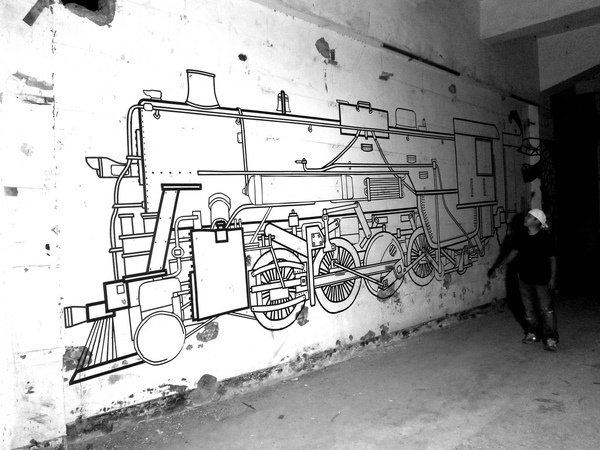 photo #train #tape #design #illustration #art