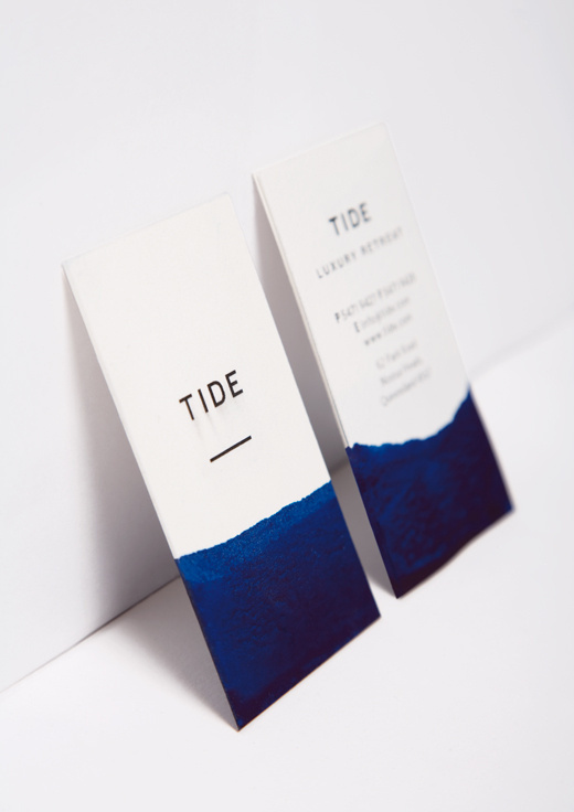Tide Retreat by Bland Designs #blue #cards #water #business
