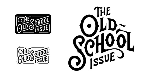 OldSchool_logos.jpg #typography #logo #hand type