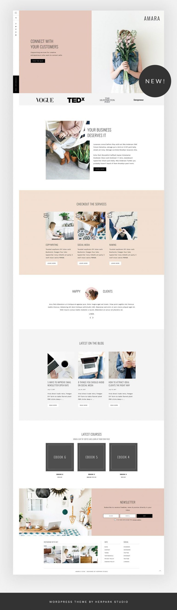 Amara – A Theme for entrepreneurs