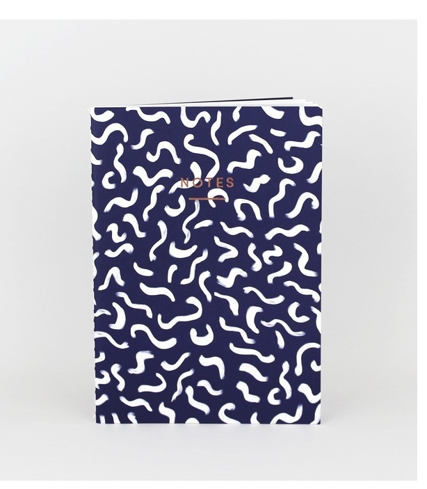 Notebook by Wrap UK with thread-sewn binding. #pattern