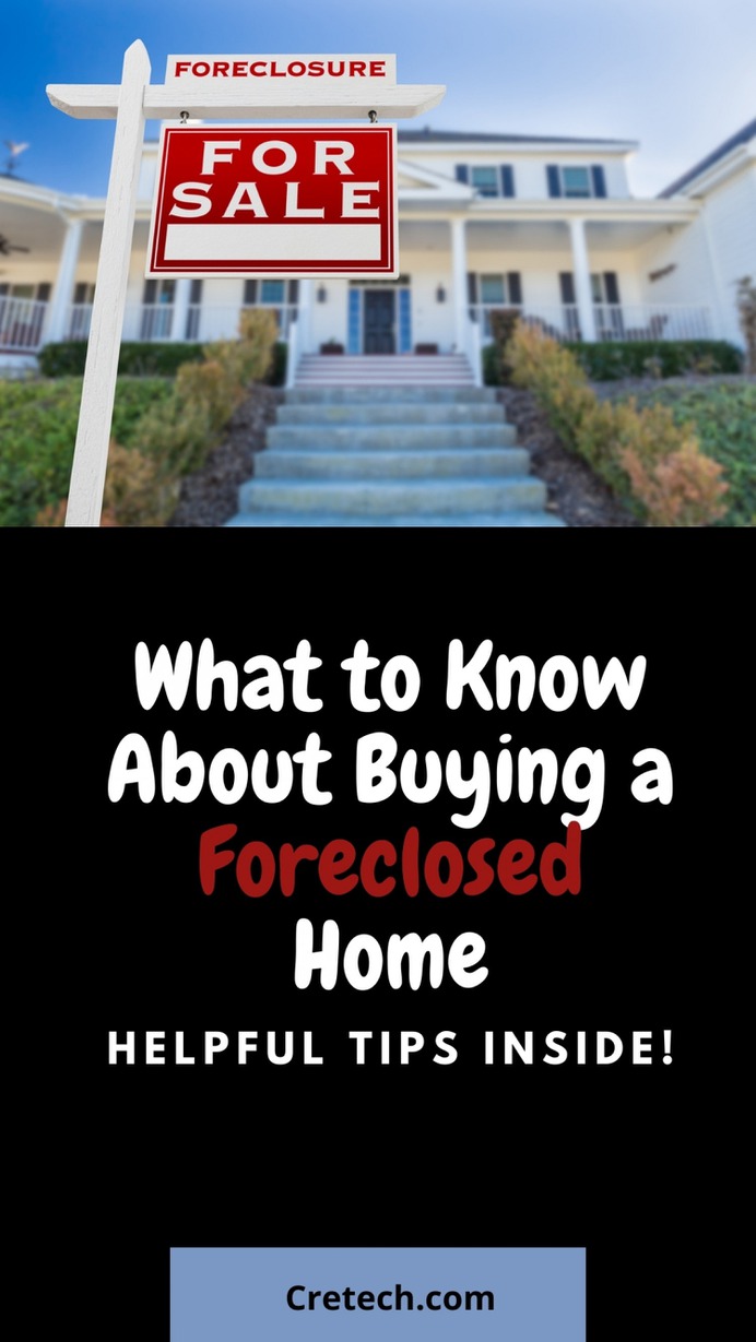 Tips Fore Buying a Foreclosed House Infographic