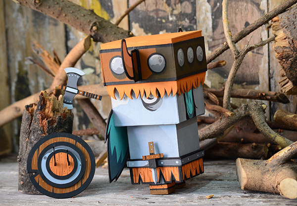 VIKINGO TOY on Behance #arrows #wood #shield #paper #toy #viking