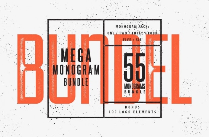 55 Logo Templates with Monogram Incorporated