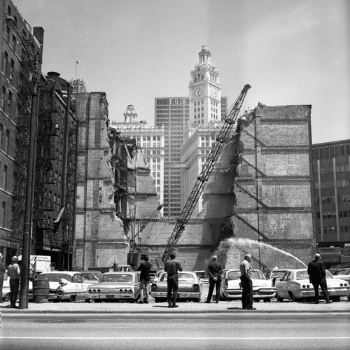 | Street Level Japan #chicago #demolition #photography #collapse #50s