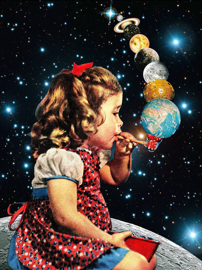 All Fun & Games - Eugenia's Collages #collage #vintage #art