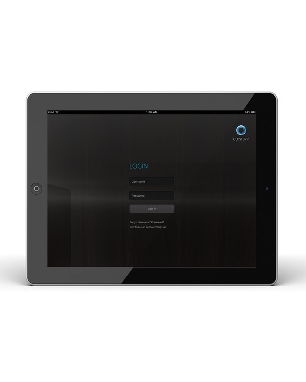 Clusterr iPad App (reissue 2012 on the Behance Network #gui