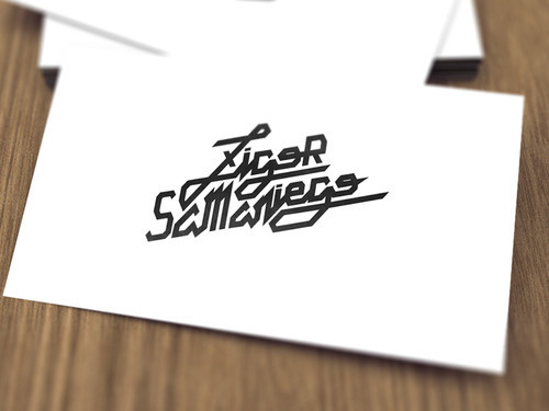 zigor samaniego #logo #typography