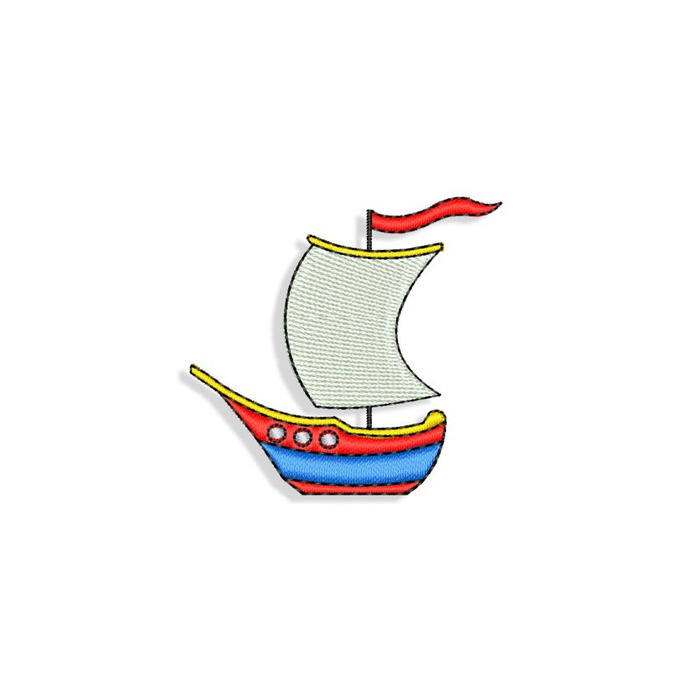 Ships Machine embroidery designs