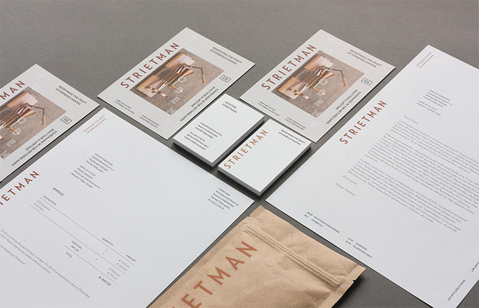 Vincent-Meertens-Strietman-Identity_04 #business #stationary #branding #card #print #copper #strietman #identity #pms #coffee