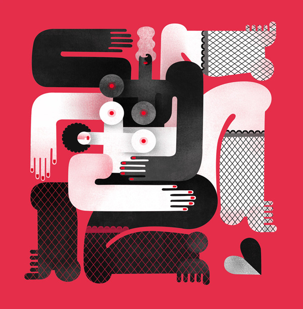 Press #illustration