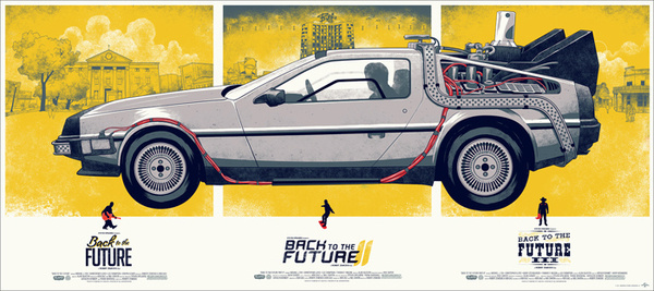 Mondo: The Archive | Phantom City Creative Back to the Future Variant, 2012 #movie #poster