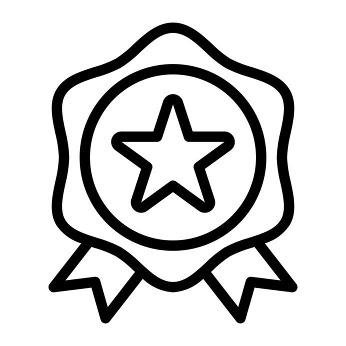 See more icon inspiration related to award, medal, quality, certificate, winner, certification, business and finance, sports and competition and seo and web on Flaticon.
