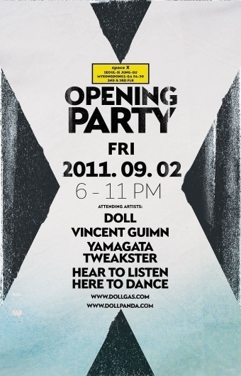Au! Au! Au! Au! Au! Au! Au! Au! #flyer #design #seoul #opening #space #x #party