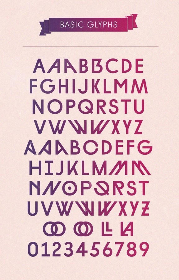 Typography inspiration example #99: Diamonds ► Type Family #typography