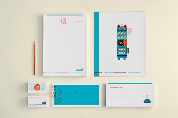 Merchandwise on Behance #stationery