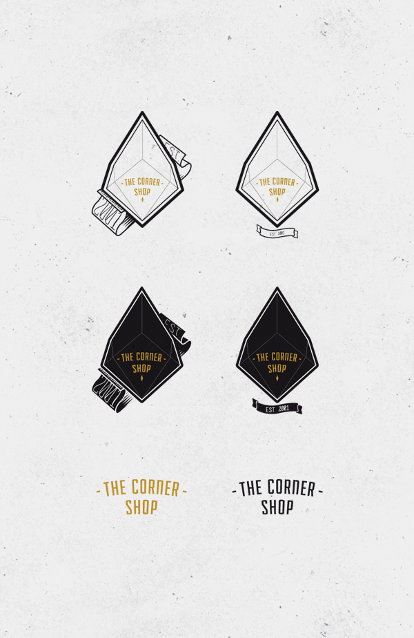 The corner Shop #design #graphic #typography