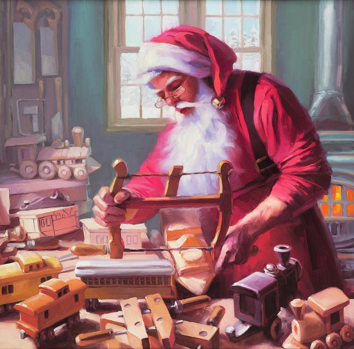 christmas paint by number & step by step easy christmas paintings #painting