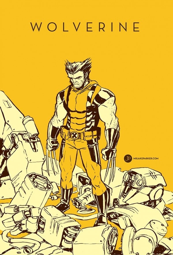 Spectacular Avengers Wolverine #illustration #avengers #minimal #wolverine