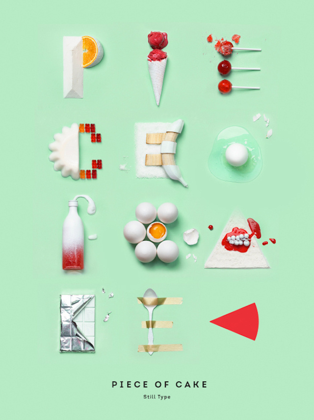 Piece of Cake Typography4e #type #image