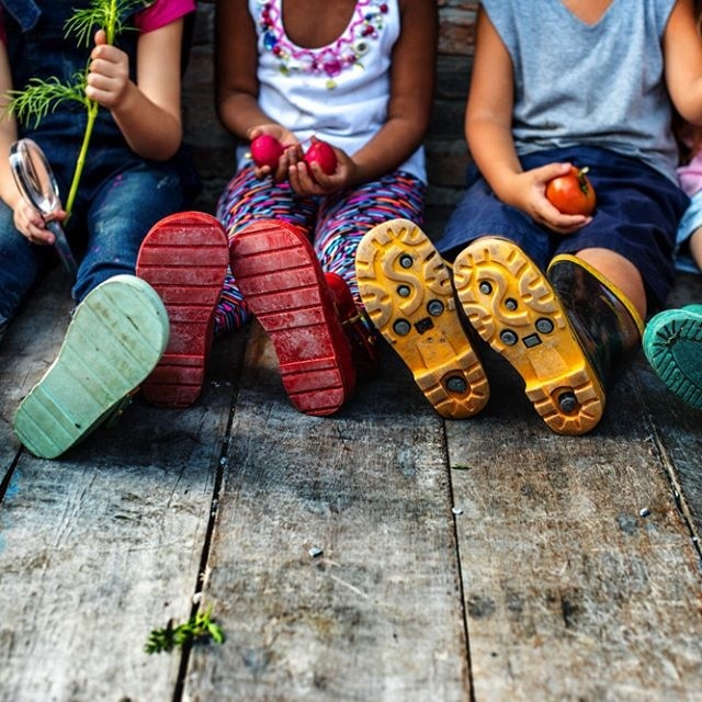 Gardening Fun 🌿. #Sample - Be inspired by Rawpixel.com  #gardening #vegetable #children #learning #school #realimage #social #branding