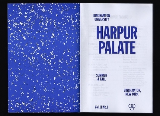 manystuff.org — Graphic Design daily selection » Blog Archive » Harpur Palate #print #palate #harpur