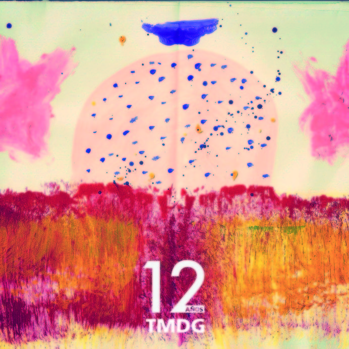 Design for contest TMDG 12 Vinil Cover. this is no selected! Acrilics, Stamp in paper. #plata #del #design #acopiodg #art #music #mar #vinil