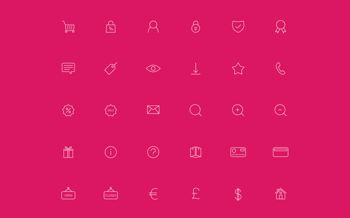 Free Ecommerce Line Icon