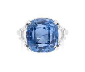 Saphir-Diamant-Ring