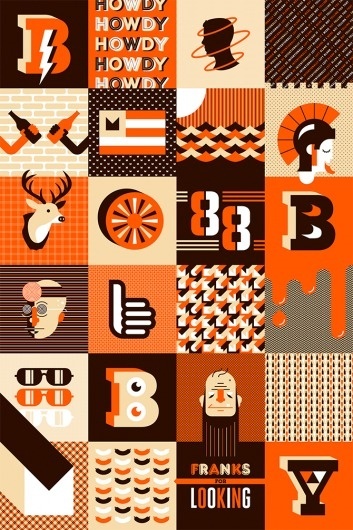 The Condensed Portfolio of Bobby McKenna #design #illustration #type #poster #vector #orange #bobby mckenna