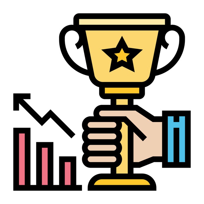 See more icon inspiration related to success, award, incentive, business and finance, hands and gestures, bar graph, winner, trophy, hand and business on Flaticon.