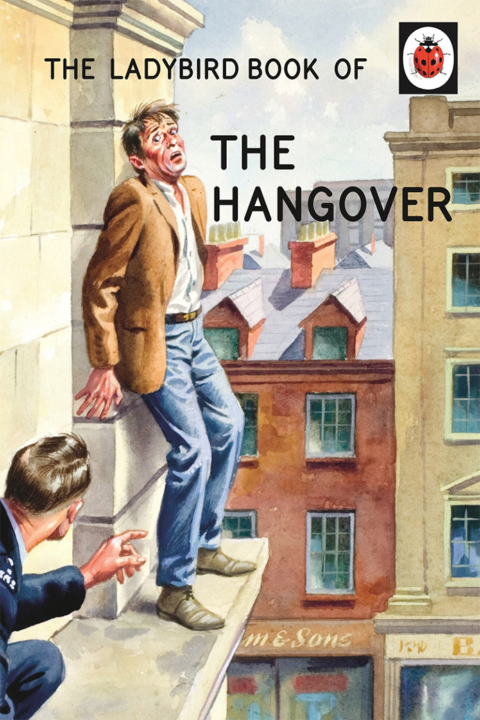 hangover, beer, book, cover, ladybird