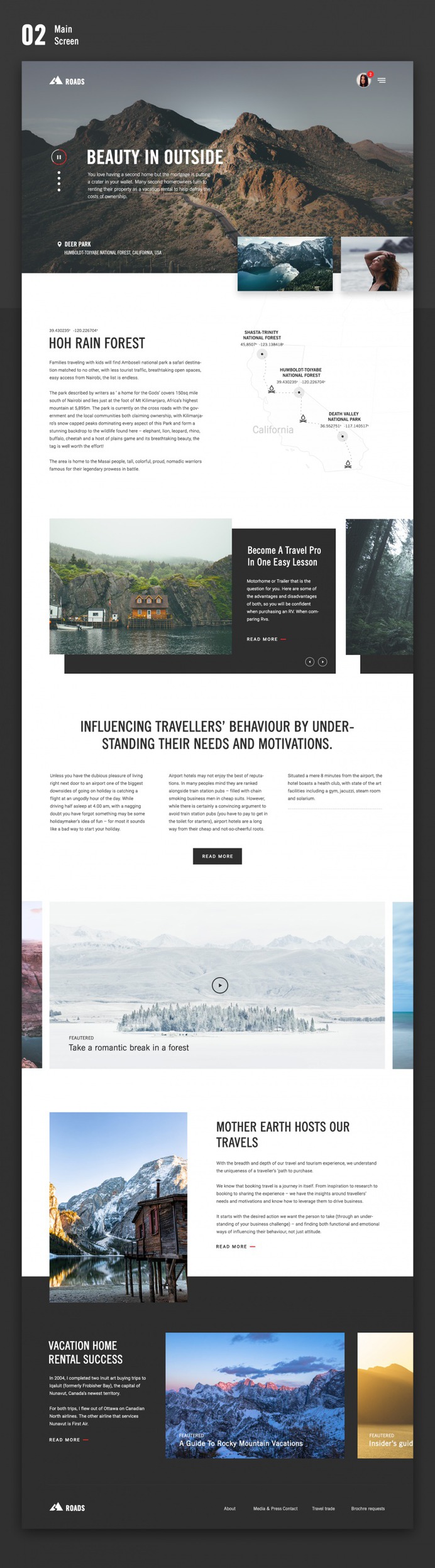 Roads (Website, Dashboard, App)
