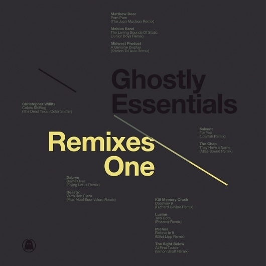 Ghostly International - Michael Cina #music #packaging