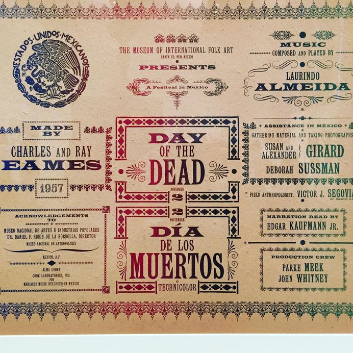 #lacma #dayofthedead #charlesandrayeames #foundintranslation #typography