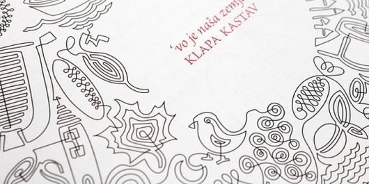 Klapa Kastav, CD Packaging - TheDieline.com - Package Design Blog #croatian #line #packaging #foreign #illustration #music